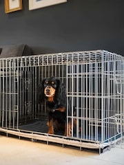 Lords and Labradors Blue Essentials Twill Dog Crate Mat - Image 1 of 4
