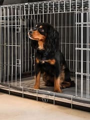Lords and Labradors Grey Essentials Twill Dog Crate Mat - Image 1 of 5