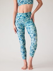 Athleta Blue Salutation Stash 7/8 Leggings - Image 1 of 4