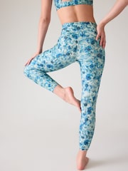 Athleta Blue Salutation Stash 7/8 Leggings - Image 2 of 4