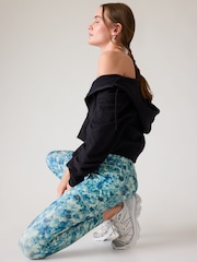 Athleta Blue Salutation Stash 7/8 Leggings - Image 4 of 4