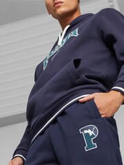 Puma Blue Squad Mens Sweat Joggers - Image 4 of 7
