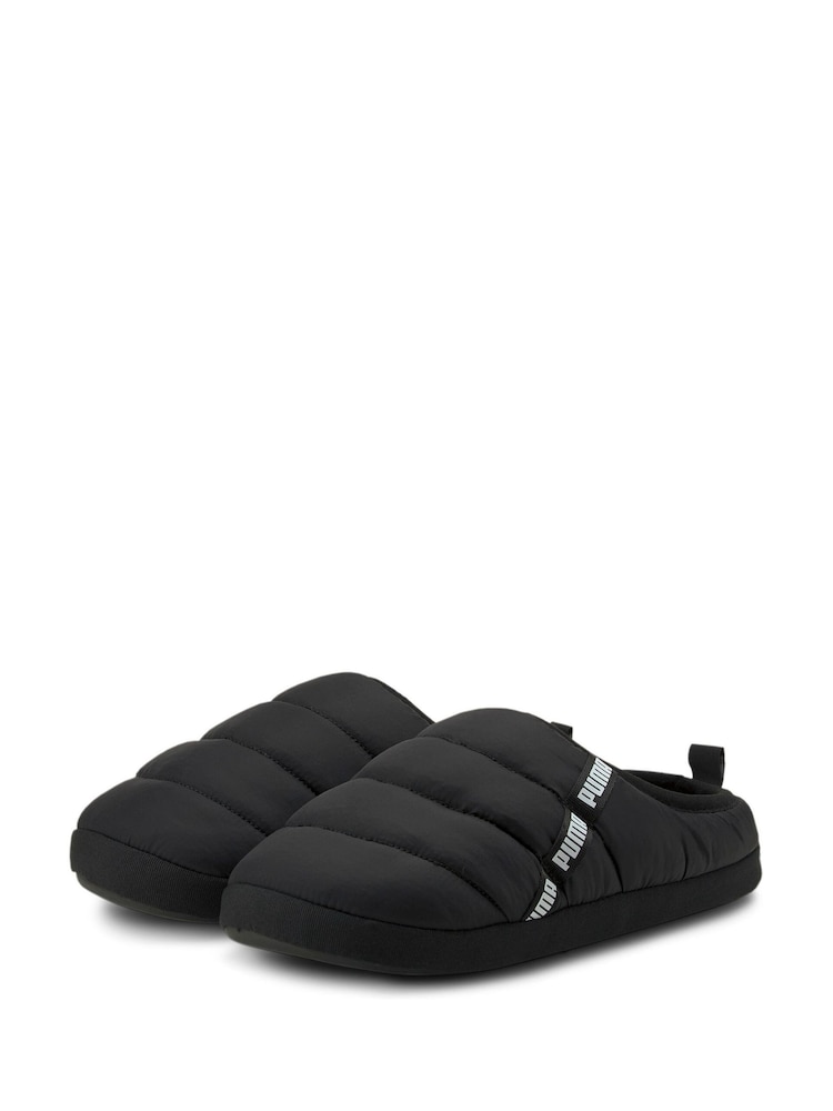 Puma Black Scuff Slippers - Image 3 of 6
