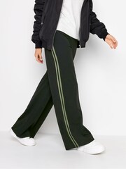 Long Tall Sally Black Side Stripe Trousers - Image 1 of 4