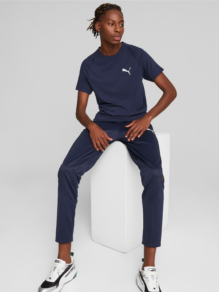 Puma Blue Mens T-Shirt - Image 1 of 5