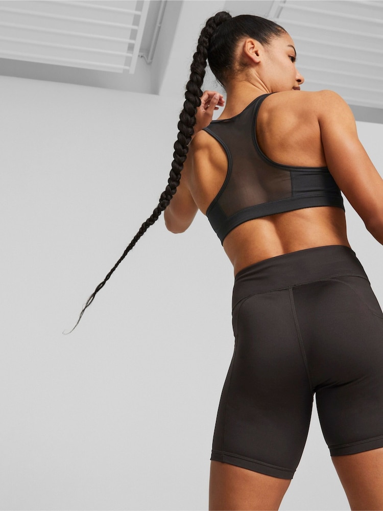 Puma Black Mid Impact 4Keeps Training Bra - Image 2 of 7