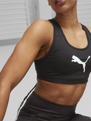 Puma Black Mid Impact 4Keeps Training Bra - Image 4 of 7