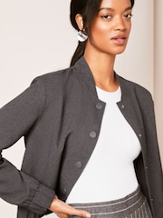 Grau - Lipsy Bomberjacke - Bild 4 von 4