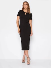 Long Tall Sally Black Detail Workwear Dress - Image 1 of 4