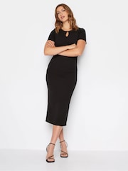 Long Tall Sally Black Detail Workwear Dress - Image 3 of 4