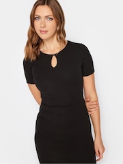 Long Tall Sally Black Detail Workwear Dress - Image 4 of 4