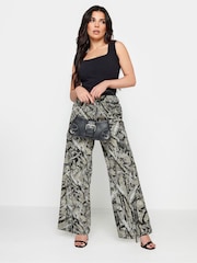 PixieGirl Petite Green Zip Cargo 100% Cotton Trousers - Image 4 of 7