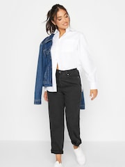 PixieGirl Petite Black Mom 100% Cotton Jeans - Image 2 of 5