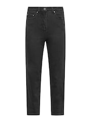 PixieGirl Petite Black Mom 100% Cotton Jeans - Image 4 of 5