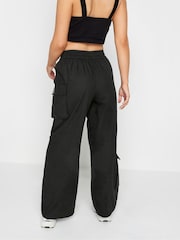 שחור - PixieGirl Petite Pocket Detail Label Cargo 100% Cotton Trousers - Image 3 of 6