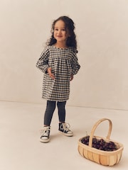 Grey Gingham 100% Cotton Dress, Jacket And Leggings Set (3mths-8yrs) - Image 3 of 9