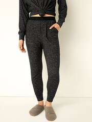 Victoria's Secret Pink Black And Grey Cosy Pyjama Bottoms - Image 1 of 4