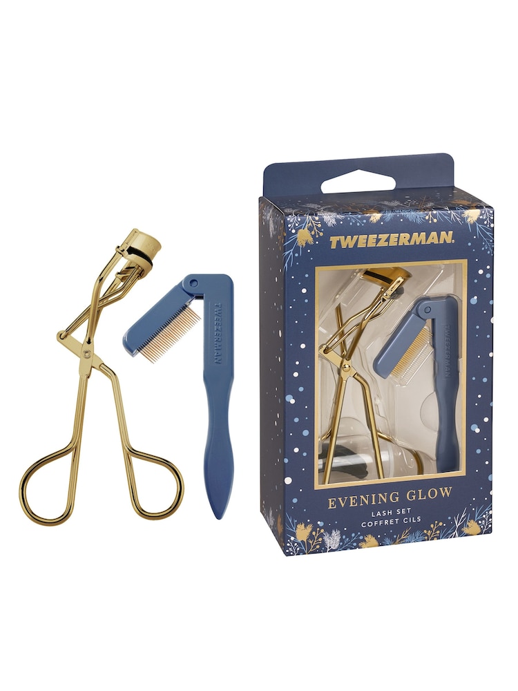 Tweezerman Metallic Evening Glow Lash Gift Set (Worth £31) - Image 1 of 7 Tweezerman Metallic Evening Glow Lash Gift Set (Worth £31) - Image 1 of 7