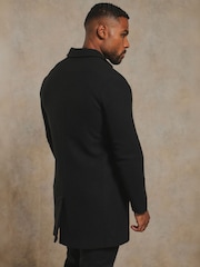 Tailored Athlete Muscle Fit Single Breasted Overcoat - תמונה 6 מתוך 7