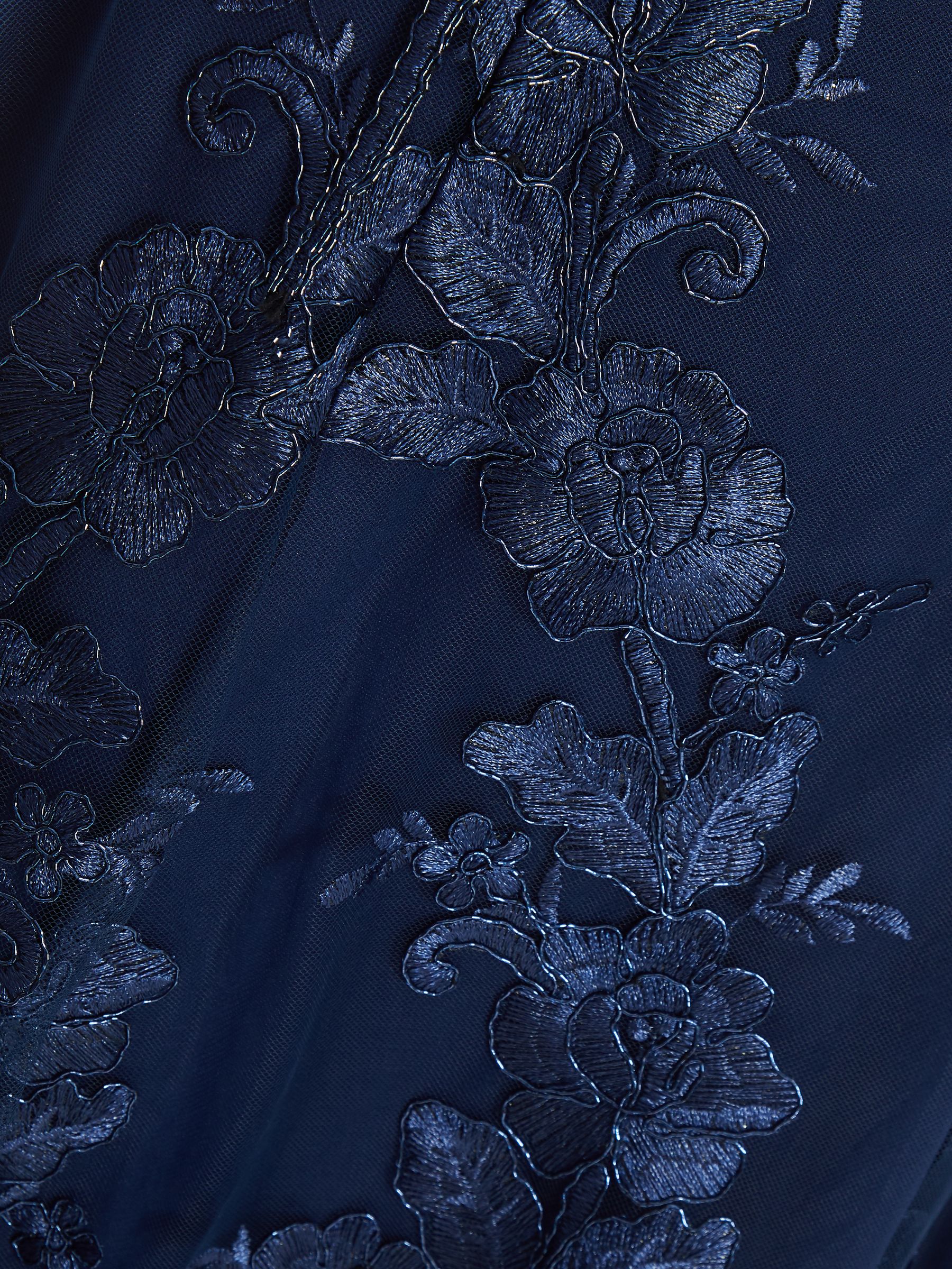 Quiz navy blue lace dress shop