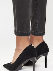 Lipsy Black Extra Wide Fit Comfort Mid Heel Court Shoes - Image 2 of 2