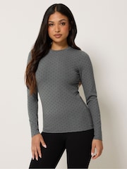 PixieGirl Petite Polka Dot Long Sleeve Cotton T-Shirts 2 Pack - Εικόνα 2 του 7