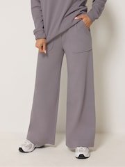 PixieGirl Petite Purple Wide Leg Joggers - Image 2 of 5