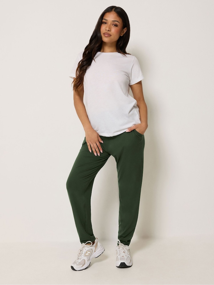 PixieGirl Petite Green Harem Trousers - Image 1 of 5