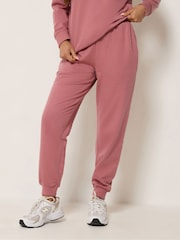 PixieGirl Petite Pink Cuffed Joggers - Image 1 of 5