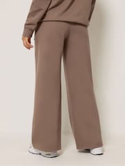 Brązowy - PixieGirl Petite Wide Leg Joggers - Obraz 3 z 5