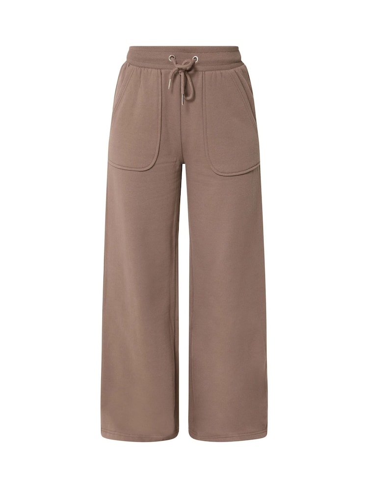 Brązowy - PixieGirl Petite Wide Leg Joggers - Obraz 5 z 5 Brązowy - PixieGirl Petite Wide Leg Joggers - Obraz 5 z 5