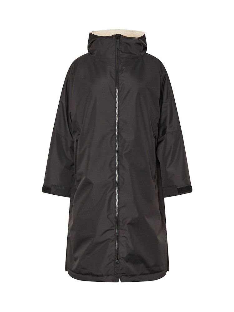 PixieGirl Petite Black Waterproof Fleece Lined Robe - Image 6 of 6 PixieGirl Petite Black Waterproof Fleece Lined Robe - Image 6 of 6