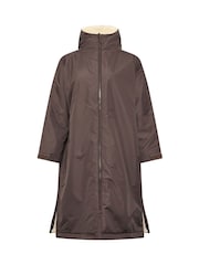 PixieGirl Petite Brown Waterproof Fleece Lined Robe - Image 5 of 6