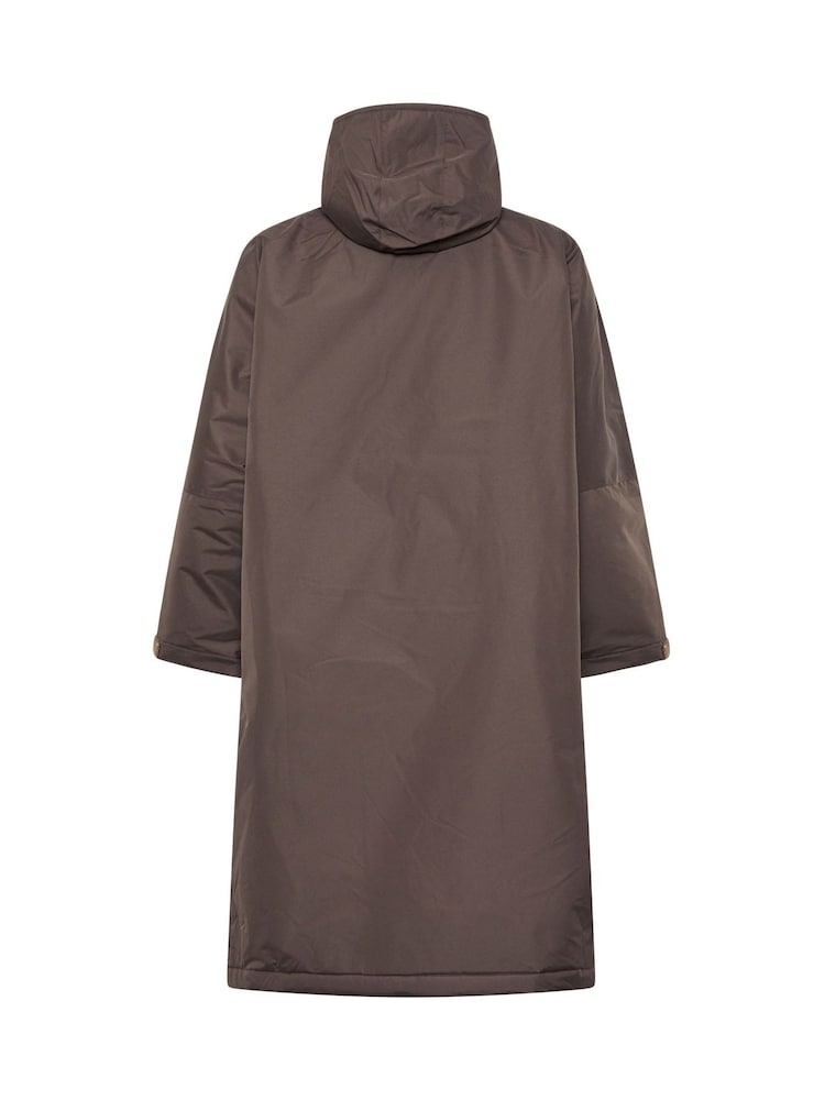 PixieGirl Petite Brown Waterproof Fleece Lined Robe - Image 6 of 6 PixieGirl Petite Brown Waterproof Fleece Lined Robe - Image 6 of 6