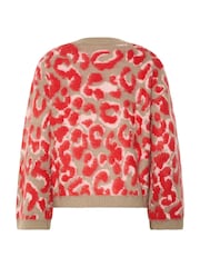 Long Tall Sally Leopard Print Knitted Jumper - Εικόνα 6 από 6