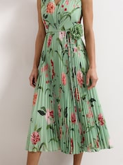 Phase Eight Green Petite Simara Floral Dress - Image 5 of 7