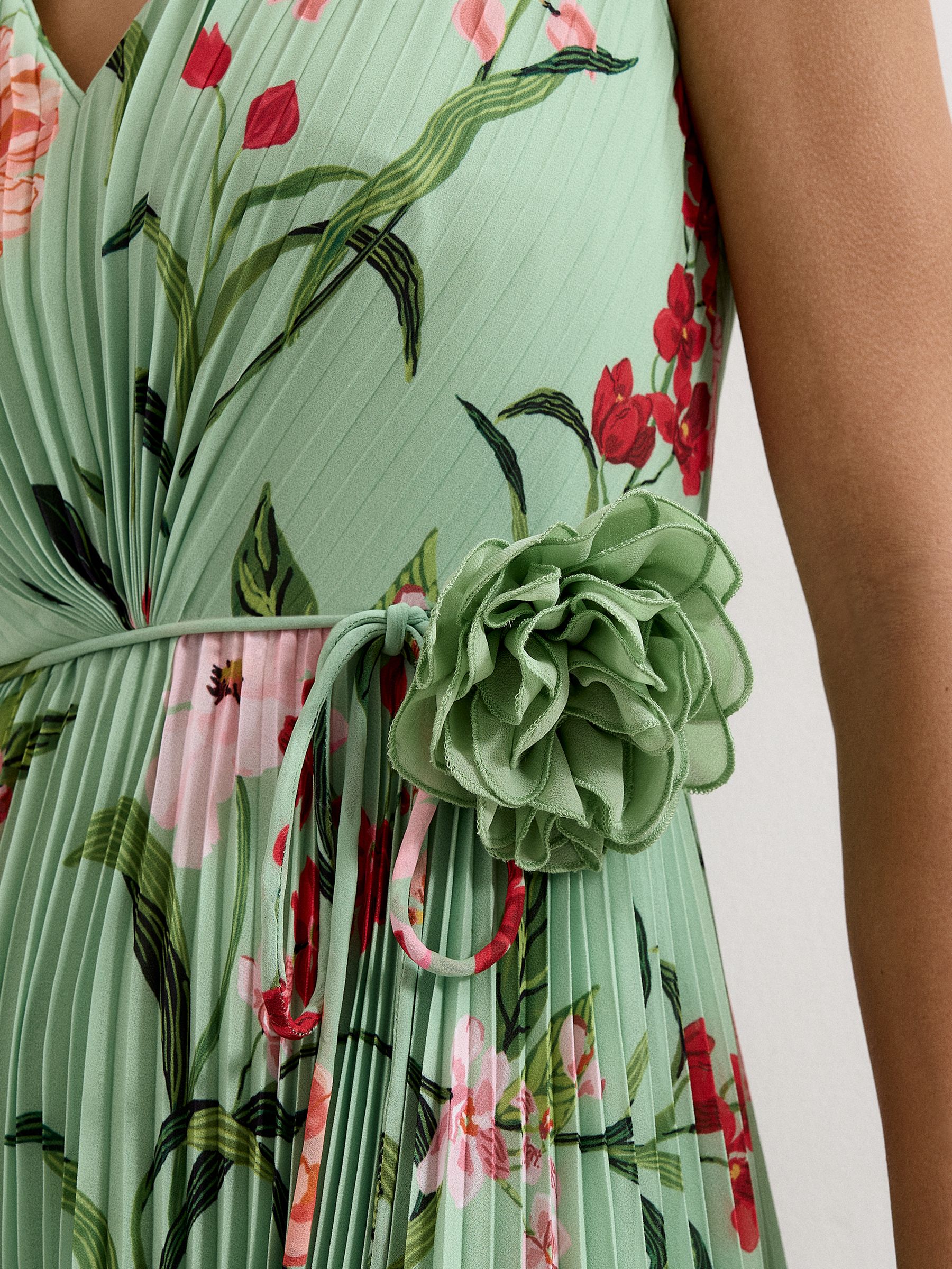 Buy Phase Eight Green Petite Simara Floral Dress from the Next UK