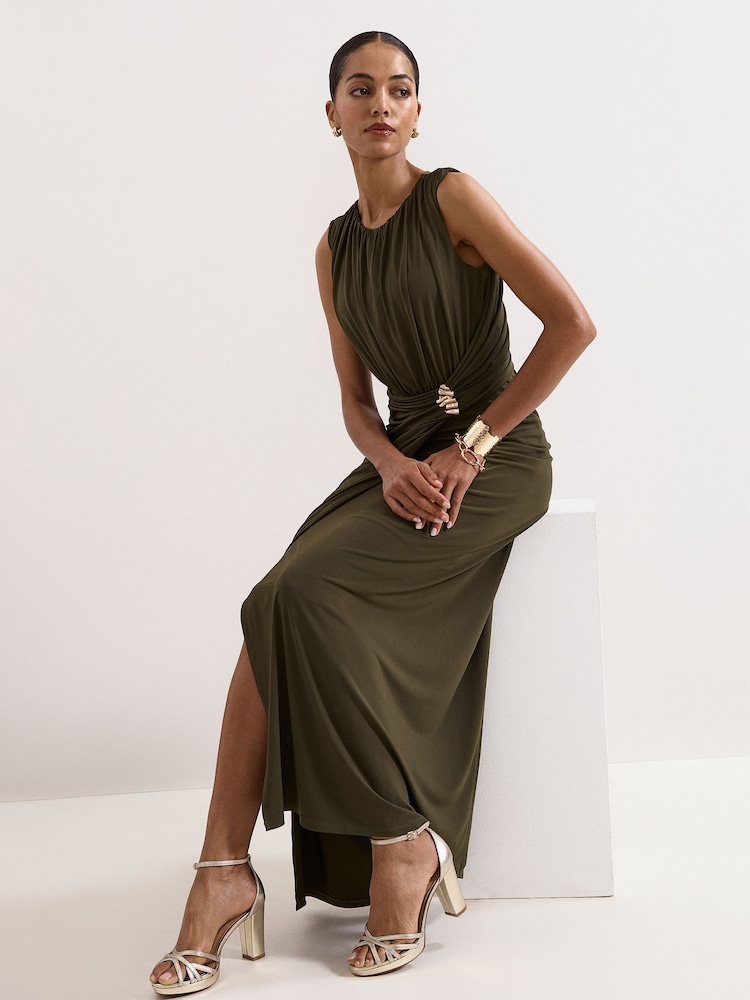Phase Eight Green Cassidy Maxi Dress - Image 7 of 7 Phase Eight Green Cassidy Maxi Dress - Image 7 of 7