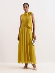 Phase Eight Yellow Blaise Silk Dress - Image 1 of 7