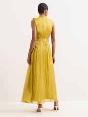 Phase Eight Yellow Blaise Silk Dress - Image 2 of 7