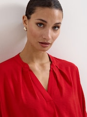 Phase Eight Red Cynthia Red Blouse - Image 4 of 7