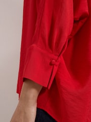 Phase Eight Red Cynthia Red Blouse - Image 5 of 7