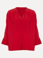 Phase Eight Red Cynthia Red Blouse - Image 7 of 7