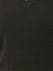 Long Tall Sally Brown Knitted V-Neck Jumper - Image 5 of 5