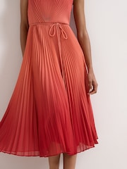 Phase Eight Red Simara Ombre Dress - Image 5 of 7