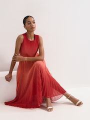 Phase Eight Red Simara Ombre Dress - Image 6 of 7