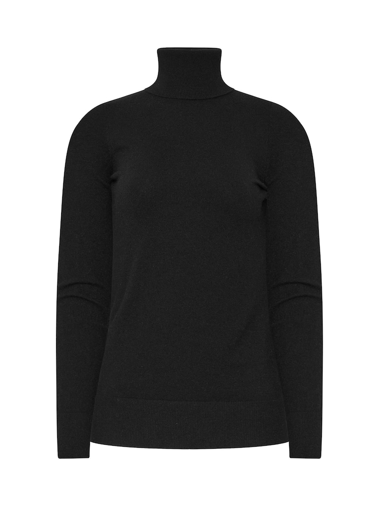Long Tall Sally Black Knitted Roll Neck Jumper - Image 5 of 5 Long Tall Sally Black Knitted Roll Neck Jumper - Image 5 of 5