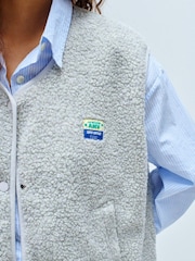 Boz - Amerikan Vintage Hoktown Gilet - 3şəkildən 3 şəkil