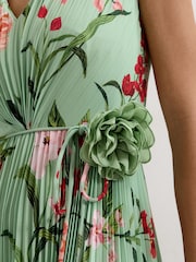 Phase Eight Green Simara Floral Dress - Image 6 of 7