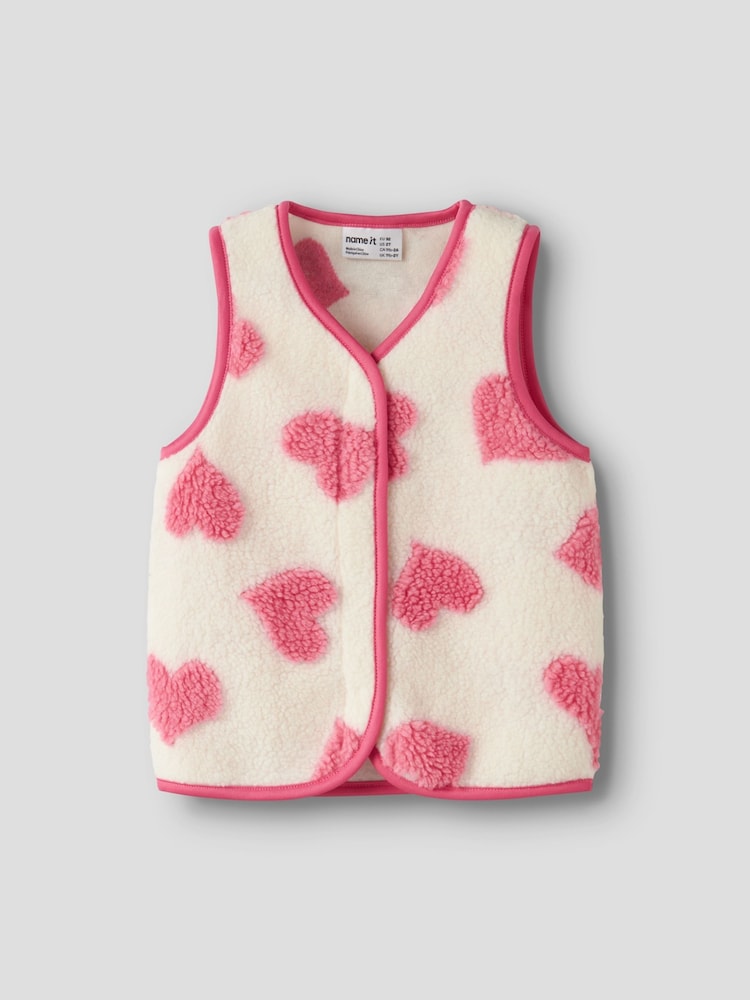 Name It Heart Teddy Gillet Vest - 3суретінің 2 суреті